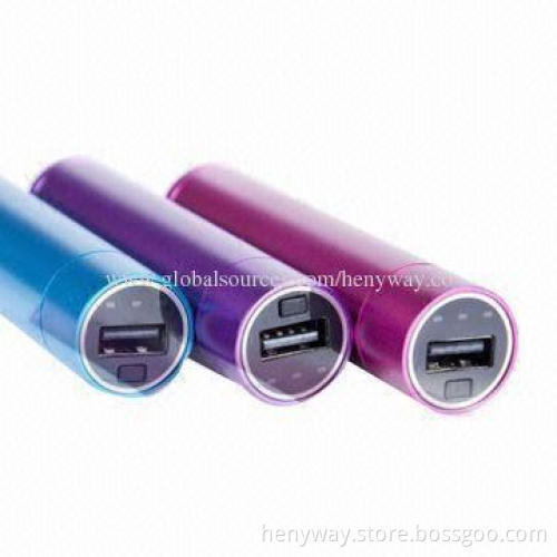 2,800mAh Power Banks with LED Power Indicator, Single Port for Both Output and Input